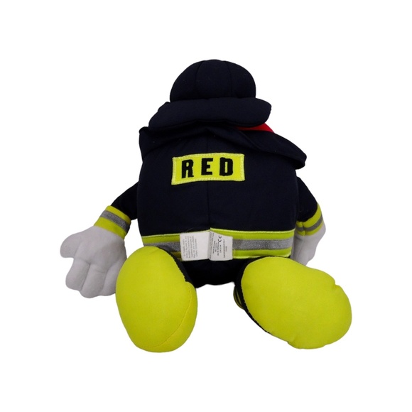 M&M's World Red Fireman Firefighte Stuffed Animal Plush Toy 14" Collectible - Picture 2 of 11